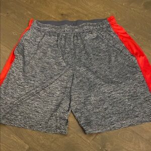 BCG Charcoal and Crimson Athletic Shorts, XL